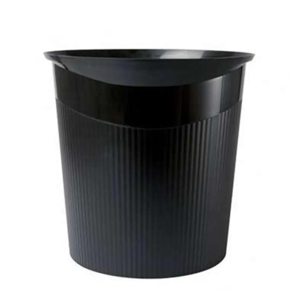 Prullenbak - zwart - 13 l