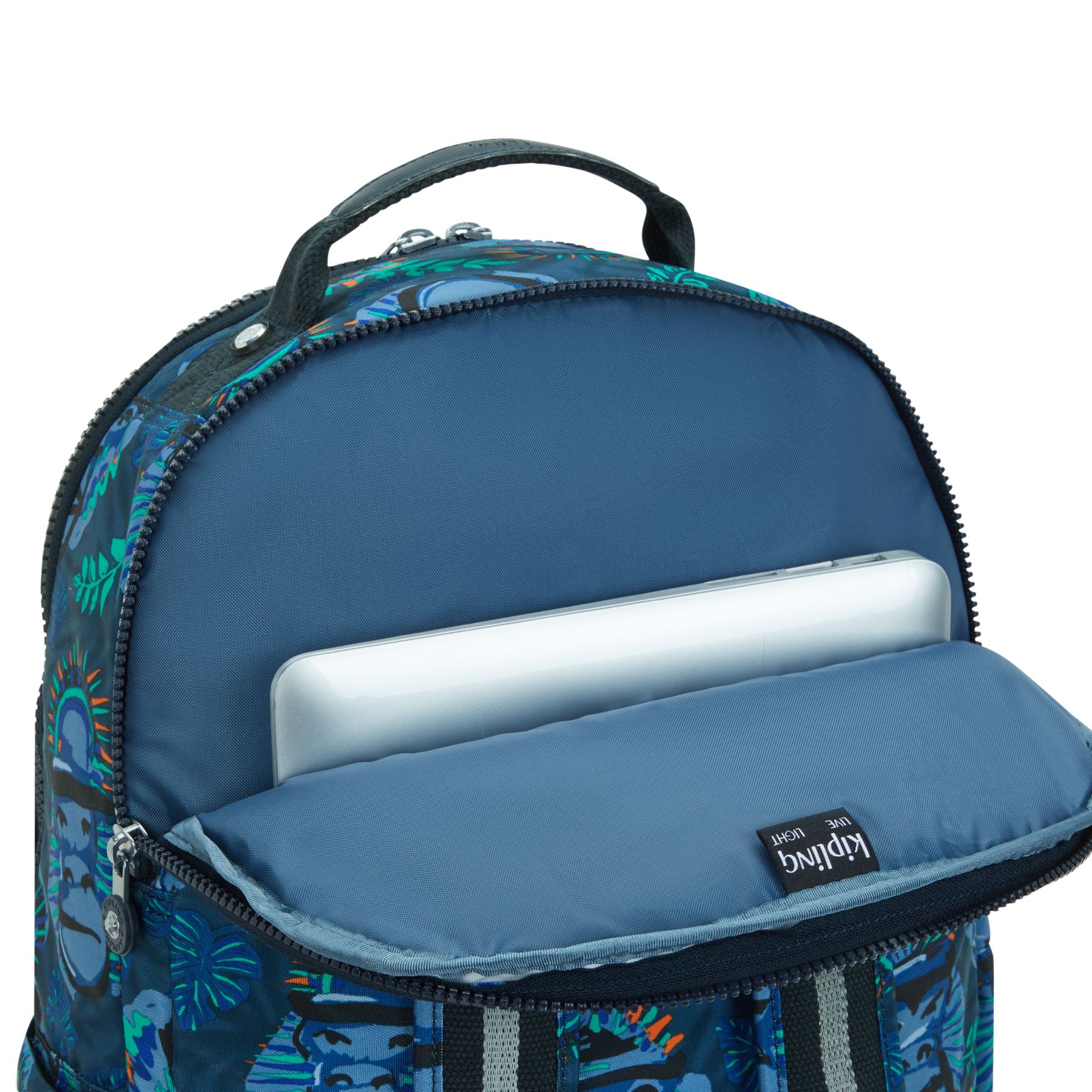 SEOUL LAP Grand sac à dos avec compartiment séparé pour ordinateur portable - Blue Monkey Fun