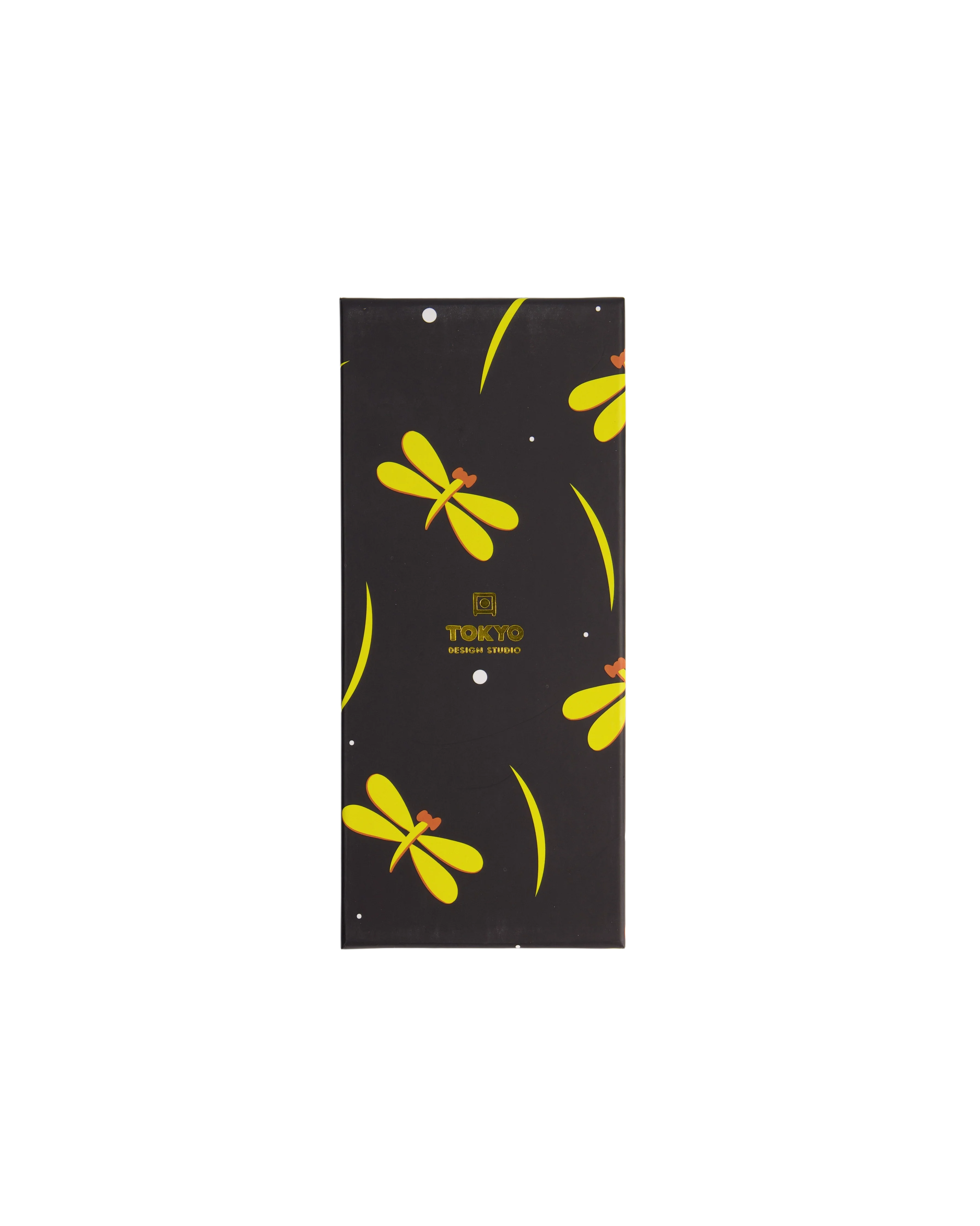 Tokyo Design Studio  Spisepinde gavesæt, Yellow Dragonfly - 5 par