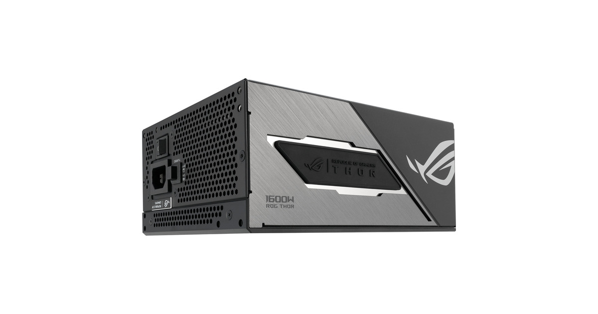 ASUSROG THOR Titanium III modulaire 1600 watt voeding   (Zwart, 2x 12V-2x6, 4x PCIe)