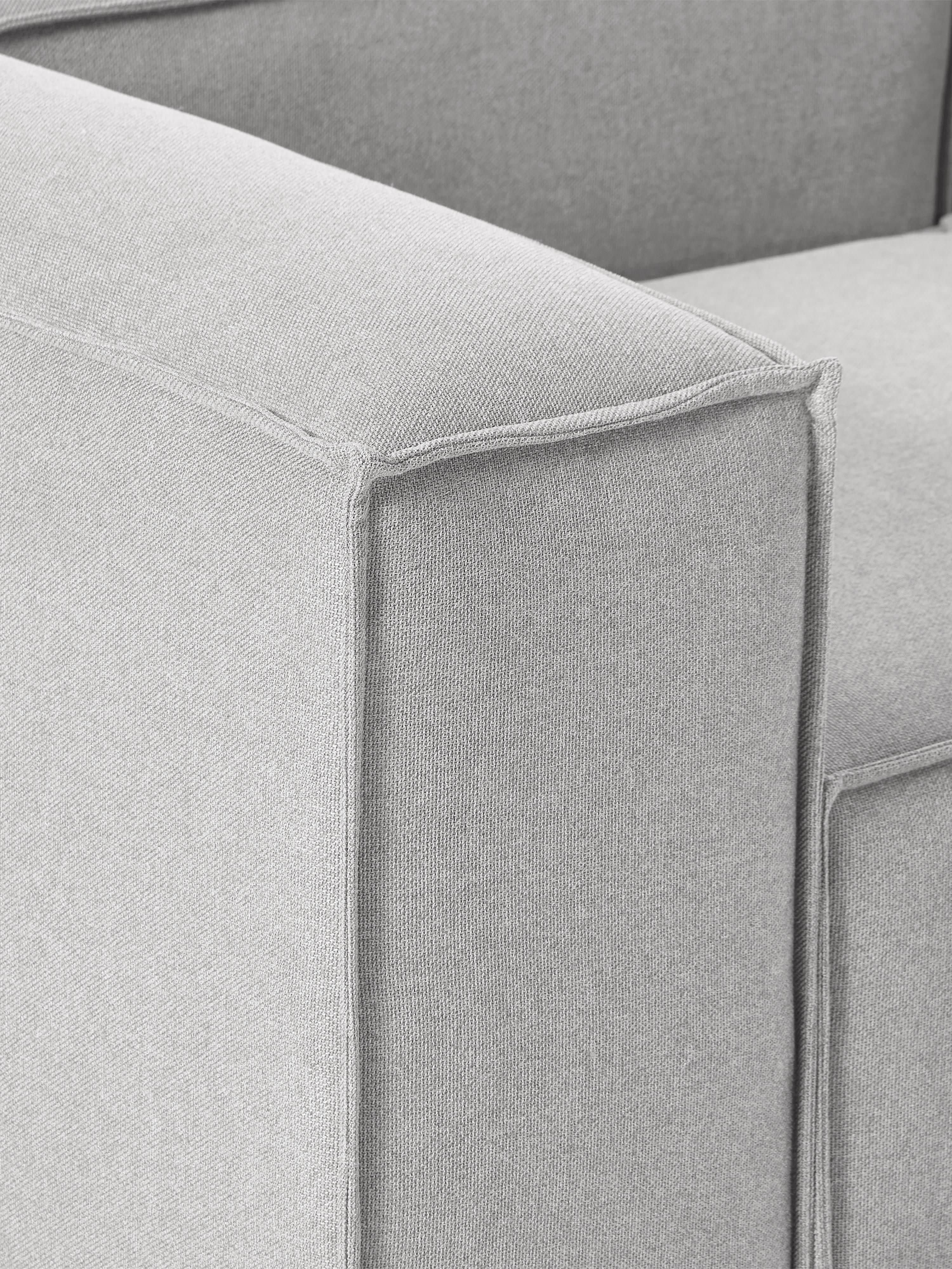 Modulaire bank Lennon (4-zits) met poef (links/rechts)