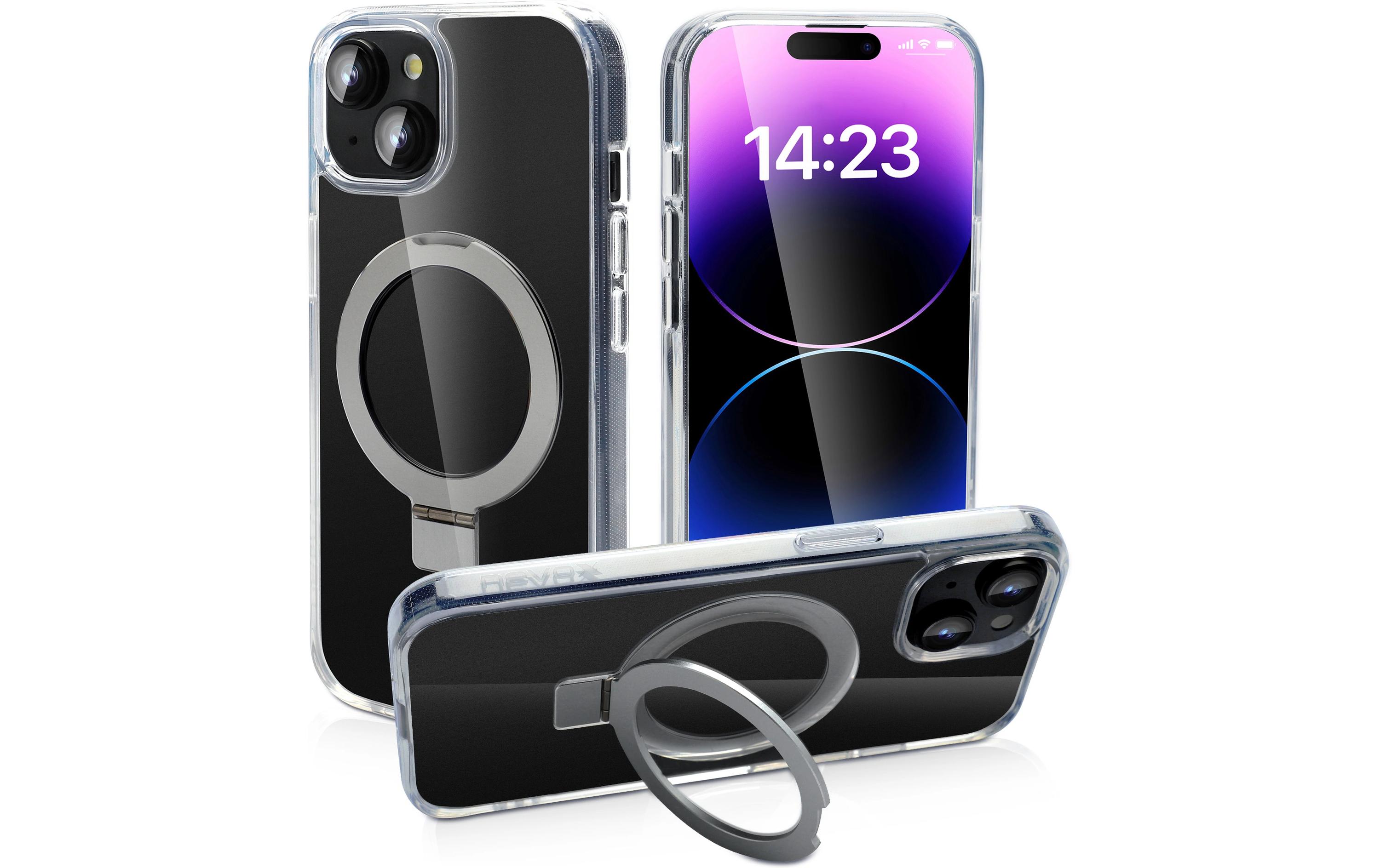 StyleShell SHOCKFlex iPhone 15 Plus TransparentSchutzhülle mit Standfunktion für das Apple iPhone 15 Plus