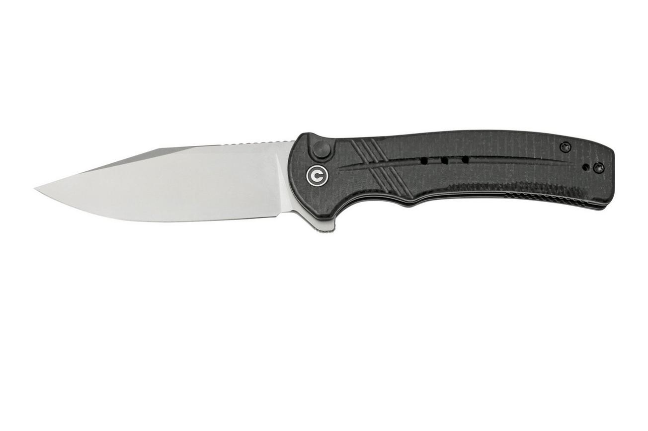 Civivi Cogent C20038D-7 Black Micarta Coarse, zakmes