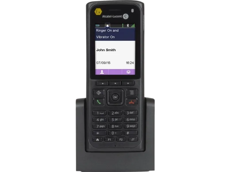 Alcatel-Lucent 8262Ex DECT - Trådløs digitaltelefon - med Bluetooth interface - IP-DECT\GAP - sort