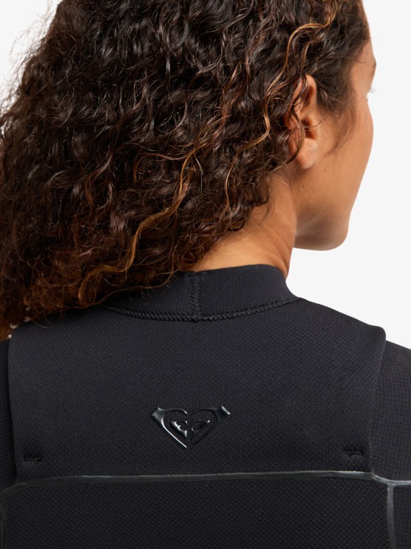 4/3 Elite Xtra Warm Combinaison de surf zip poitrine Noir Femme