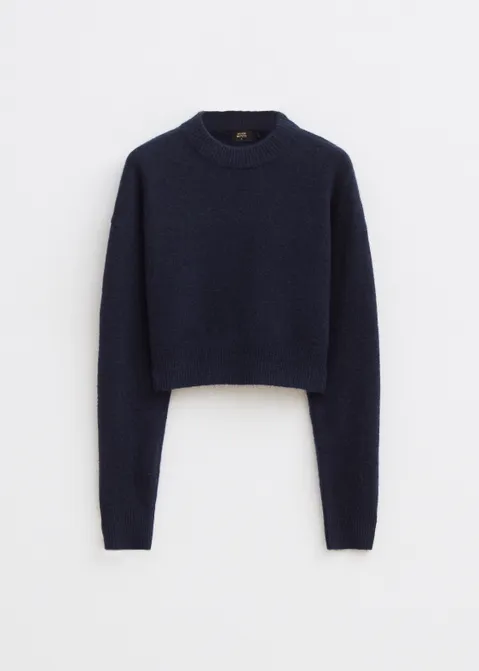 Cropped trui blauw (BLW.D)