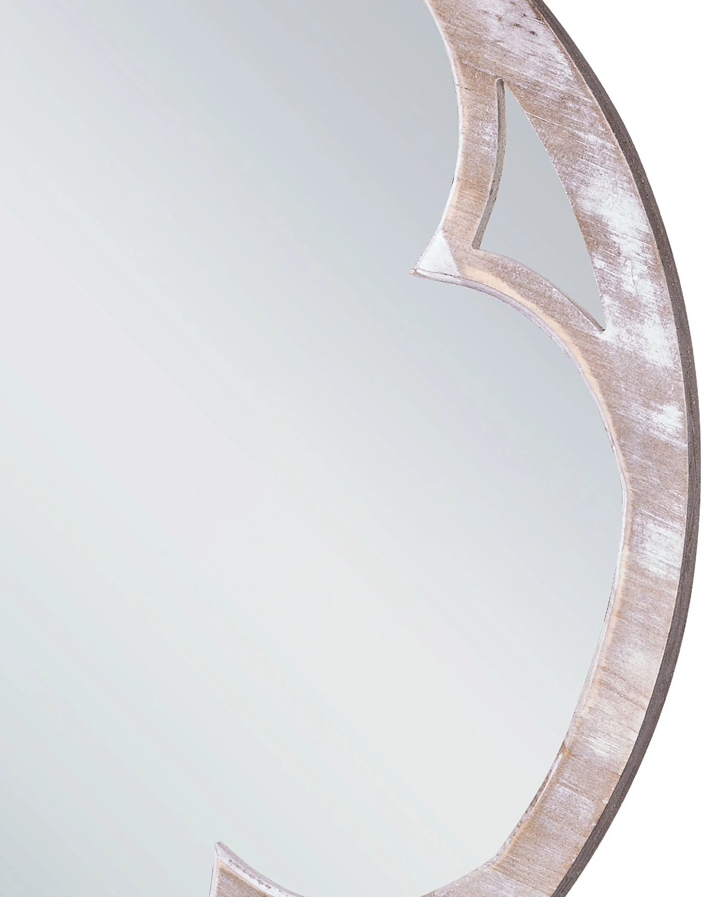 Wandspiegel MONCLOVA 60 cm 60 cm Dennenhout Lichtbruin