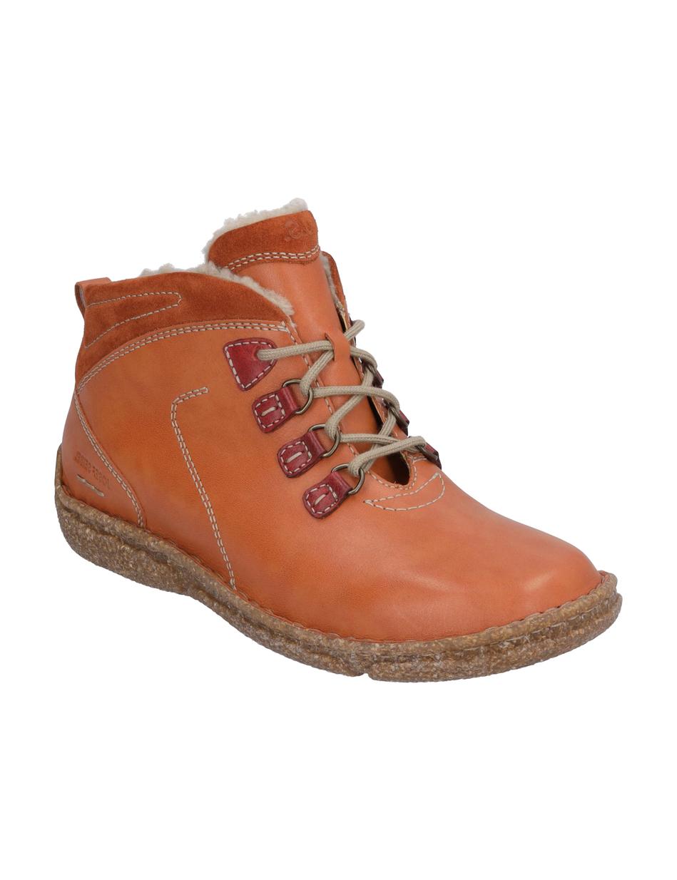 Stiefelette Neele 57, orange-kombi