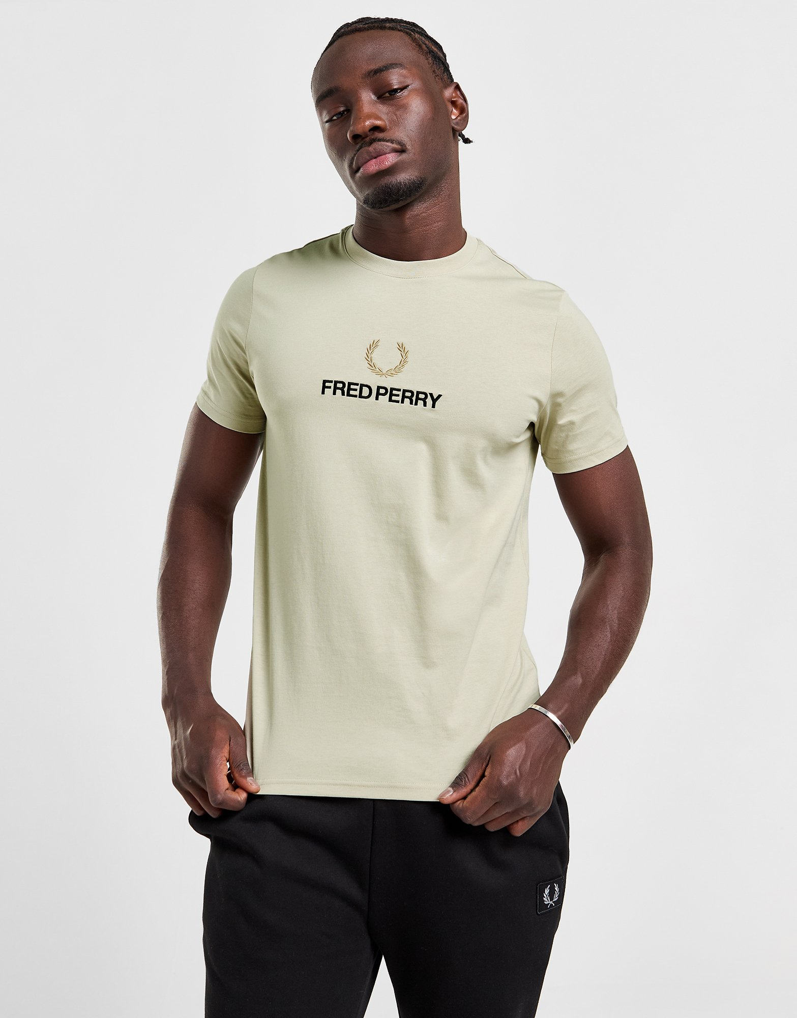 Fred Perry T-Shirt Global Stack Logo Homme