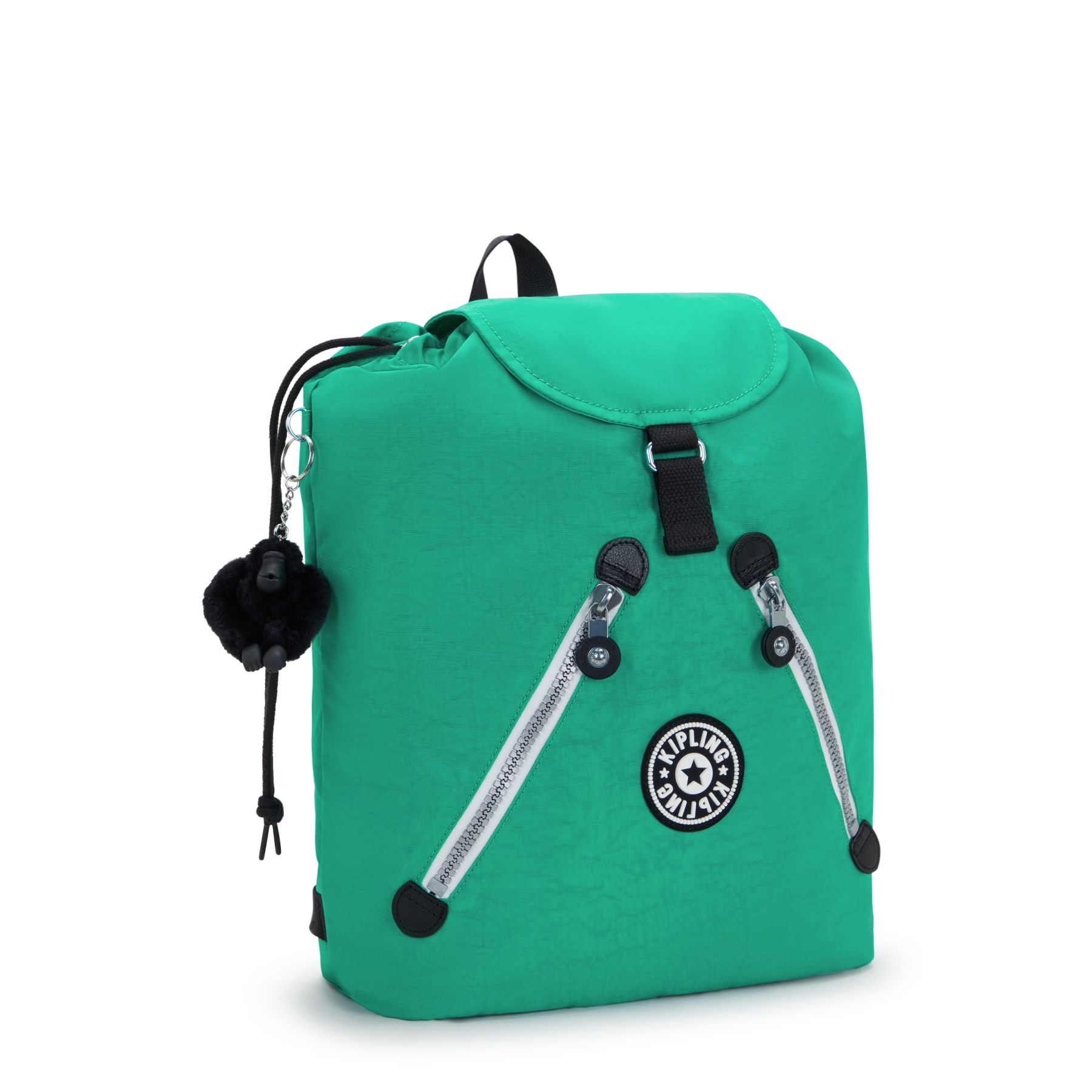 NEW FUNDAMENTAL L Sac à dos de taille moyenne avec cordon de serrage et bretelles ajustables - Rapid Green