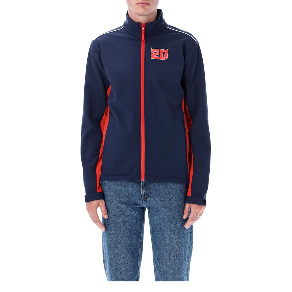 Fabio Quartararo - Veste softshell FQ20 Bleu / Rouge