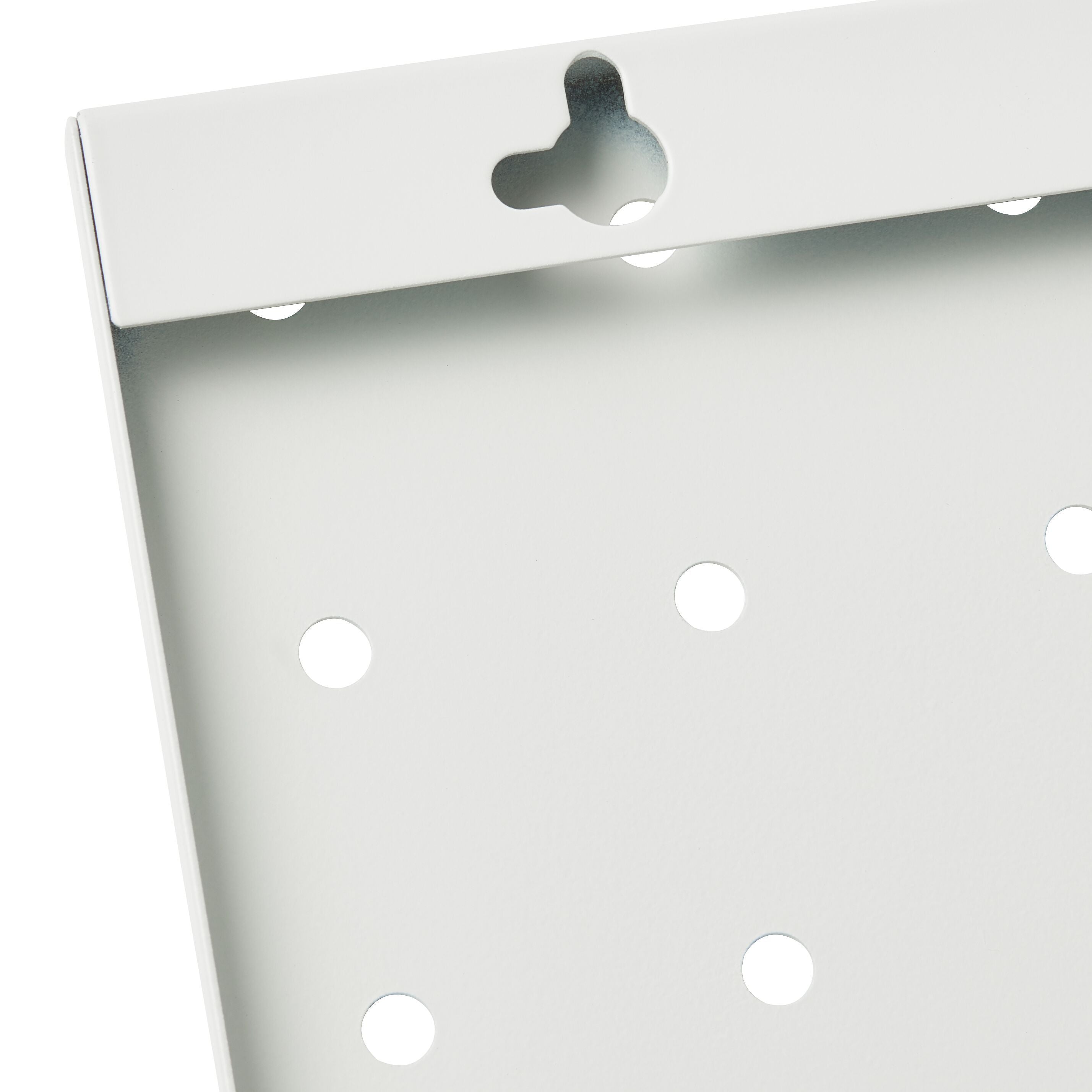 BELLO Lochplatte - Weiss / B: 57.2 cm x T: 1.2 cm x H: 38.1 cm