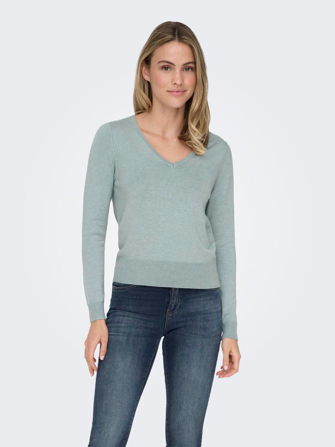 ONLVENICE Strickpullover Gray Mist