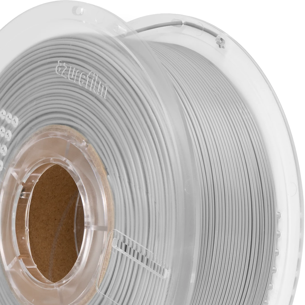 AzureFilm  PETG Hyper Speed Light Grey, 1,75 mm / 1000 g    Hochwertiges Universal-Filament
