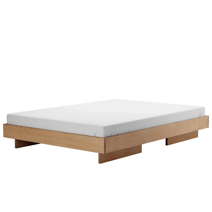 OUT Objekte unserer Tage - Zians Bett Medium 160 x 200 cm, Eiche gewachst