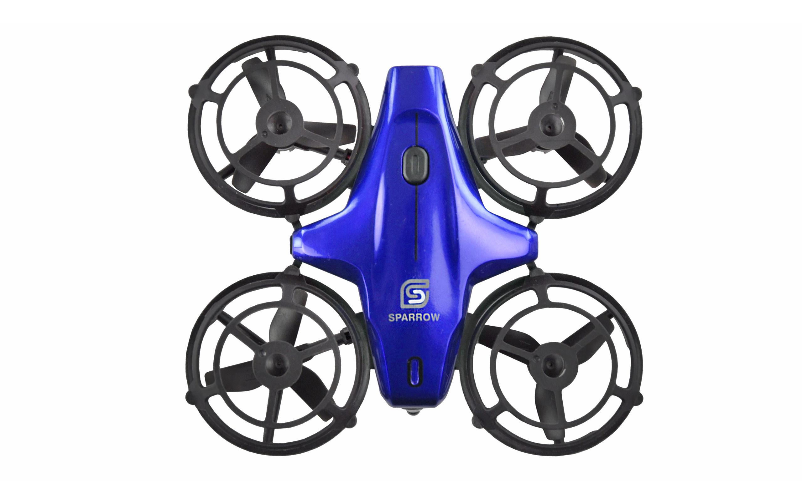 Drohne Sparrow, Blau, RTFSparrow Mini-Drohne mit Sensoren
