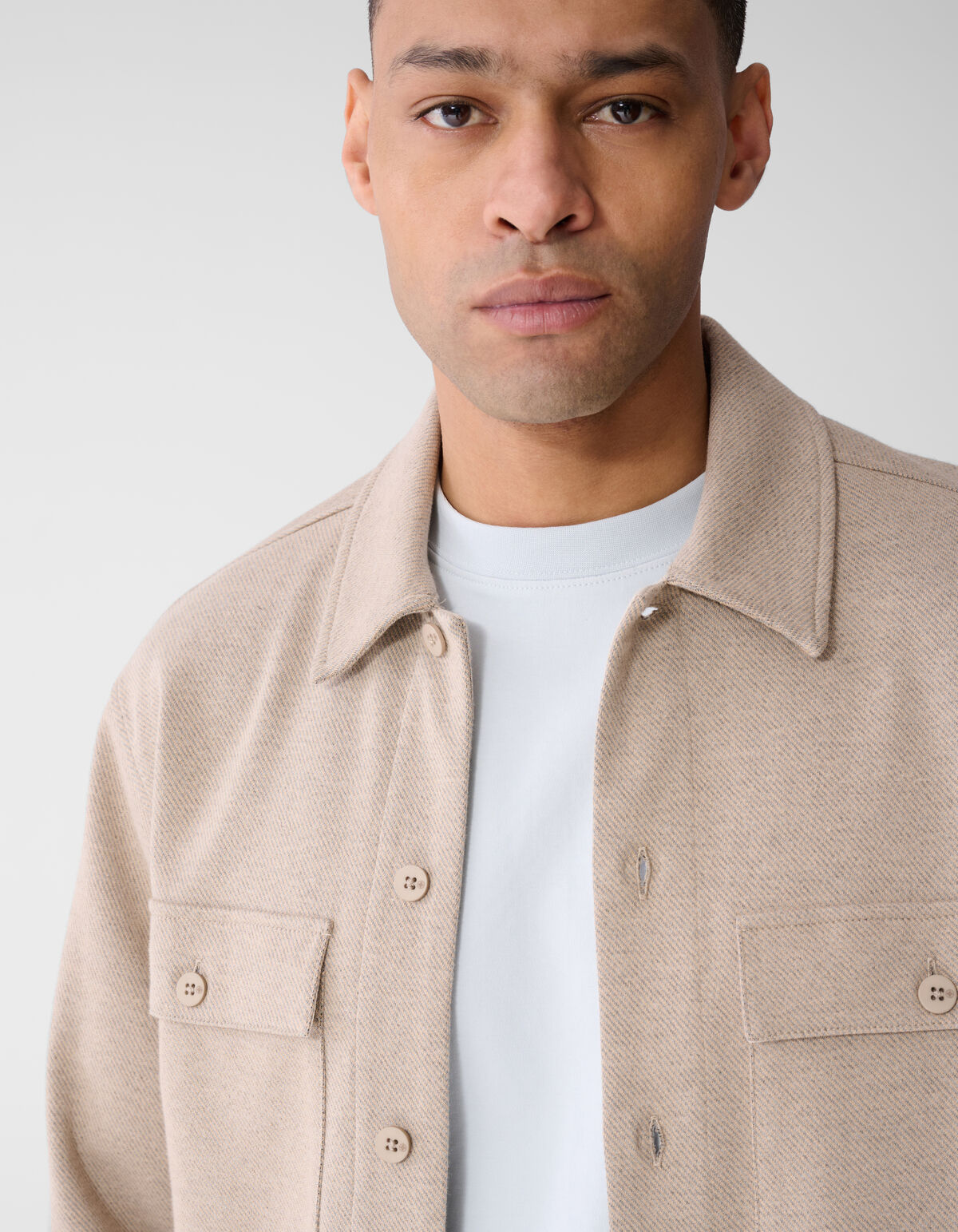 Soft Overshirt Lichtbruin