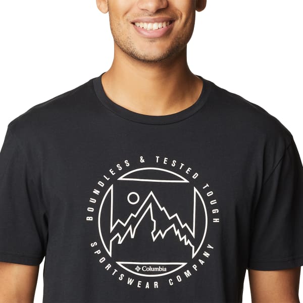 T-shirt COLUMBIA M RAPID RIDGE™ GRAPHIC TEE BLACK/BOUNDLESS/GRAPHIC