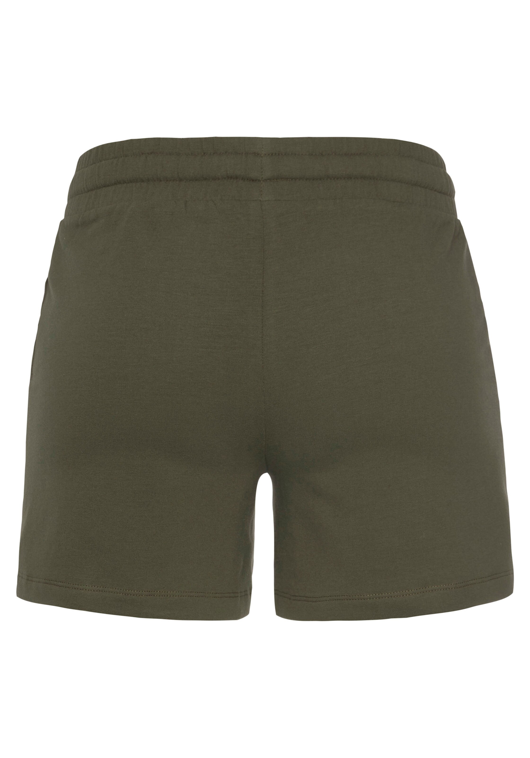 Relaxshorts in dunkelgrün