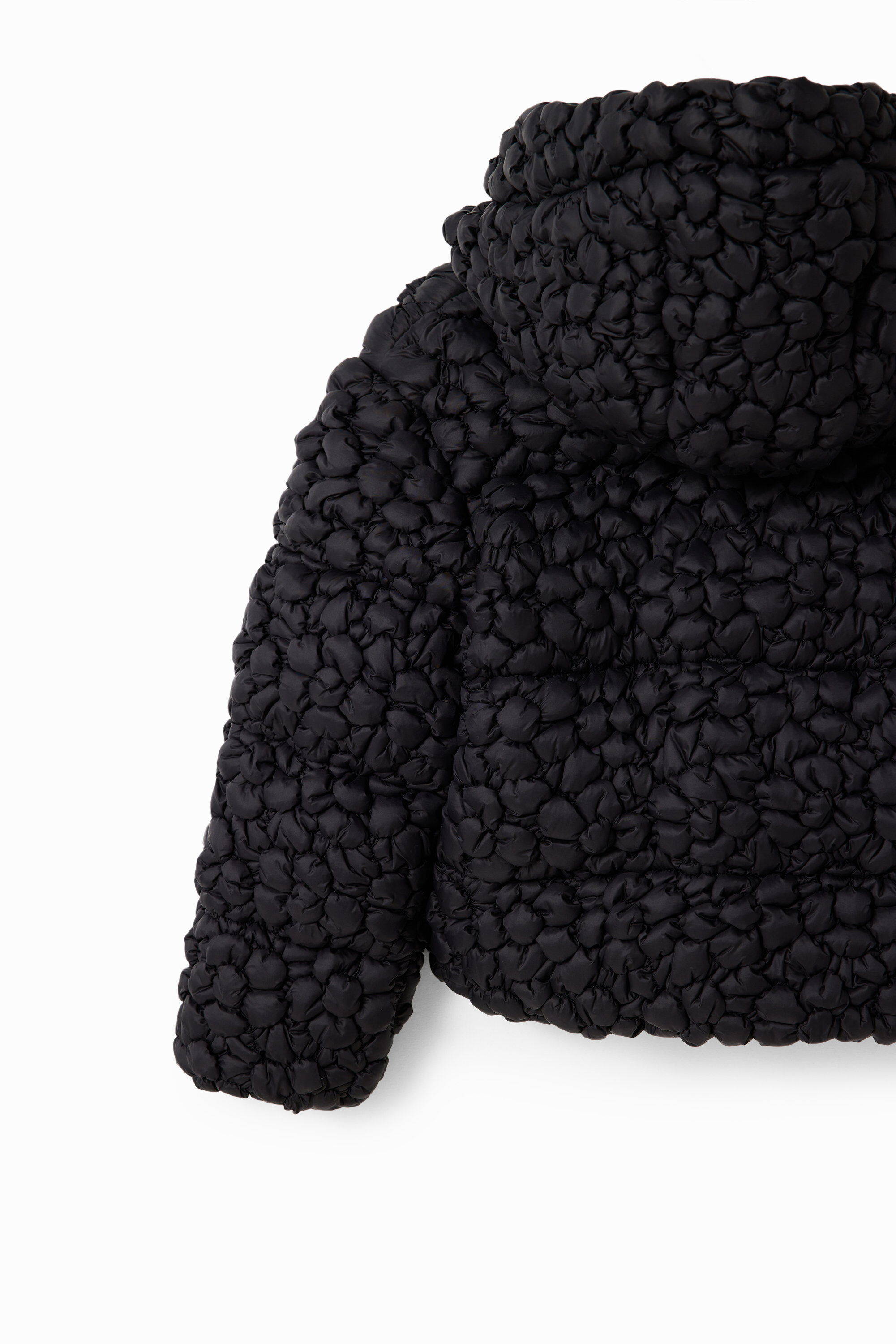 Chaqueta acolchada textura