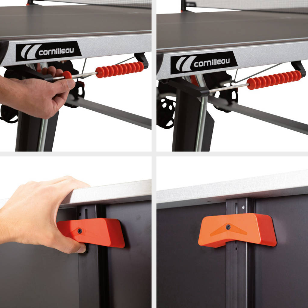 500X Outdoor tafeltennistafel (zwart)