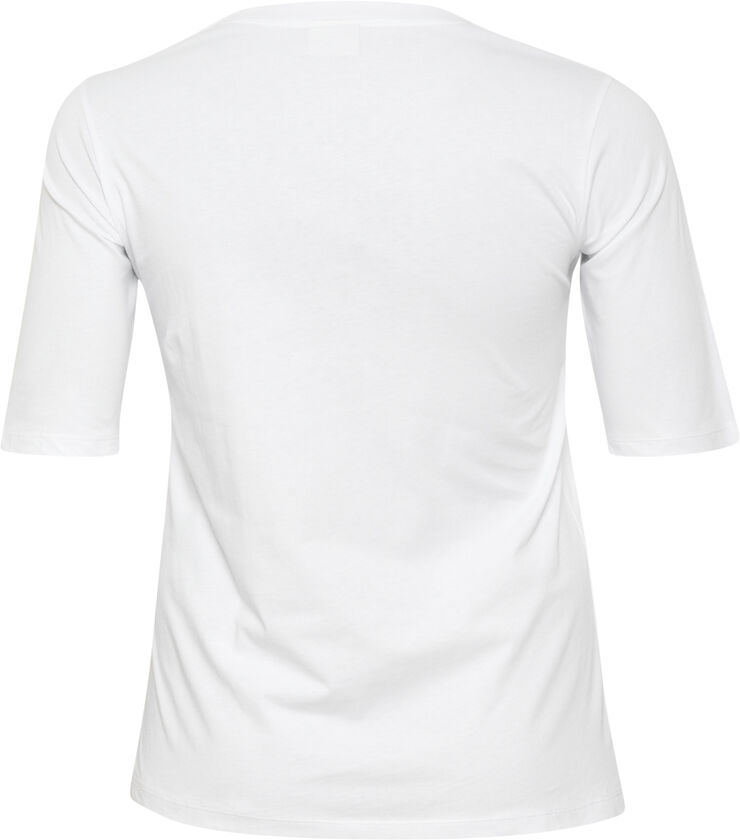 Kaffe Curve KCmiri T-Shirt Optical white / peaches