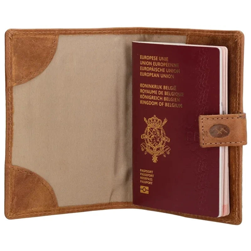 Micmac Bags Everyday Paspoortetui Cognac