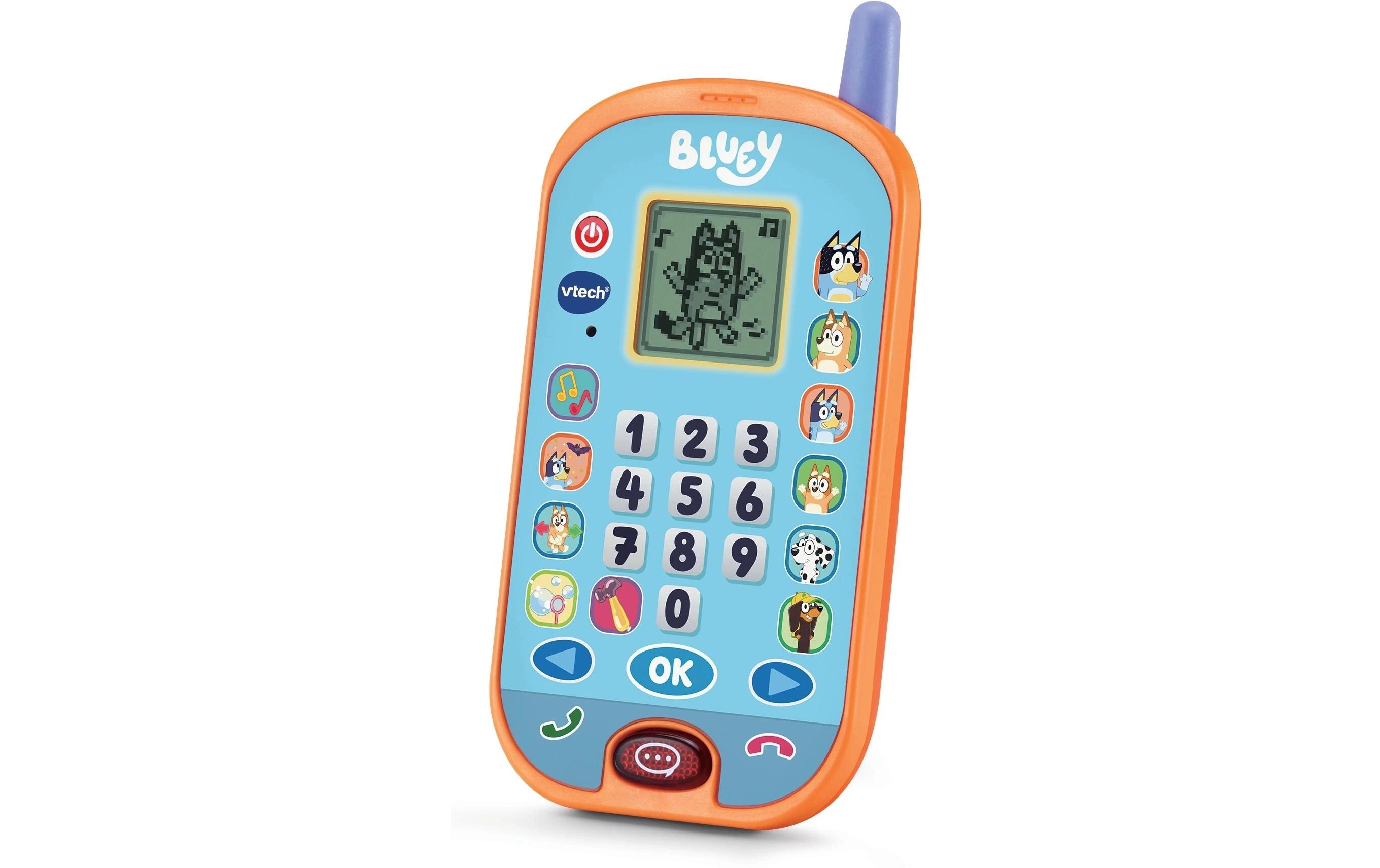 Bluey Smartphone interactif de Bluey -FR-Interaktives Lernspielzeug im Smartphone-Design