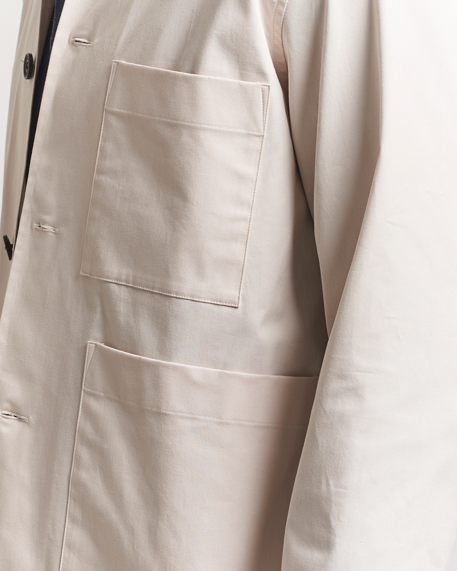 J.Lindeberg Easton Cotton Overshirt Moonbeam