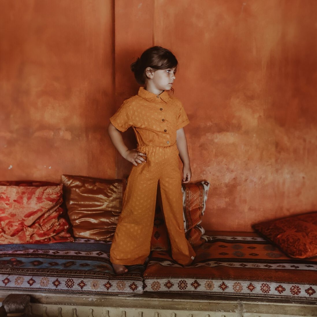 YOUR WISHES oranje your wishes blouse pika