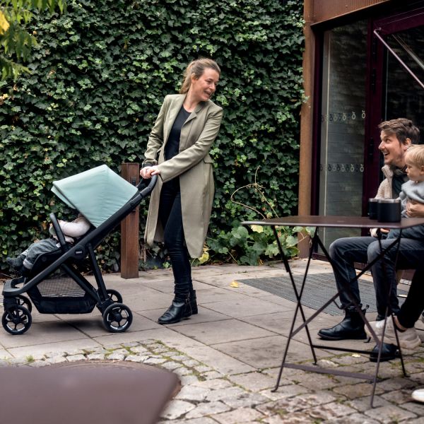 Thule Shine Kinderwagen 2-in-1 Black / Alaska Blue