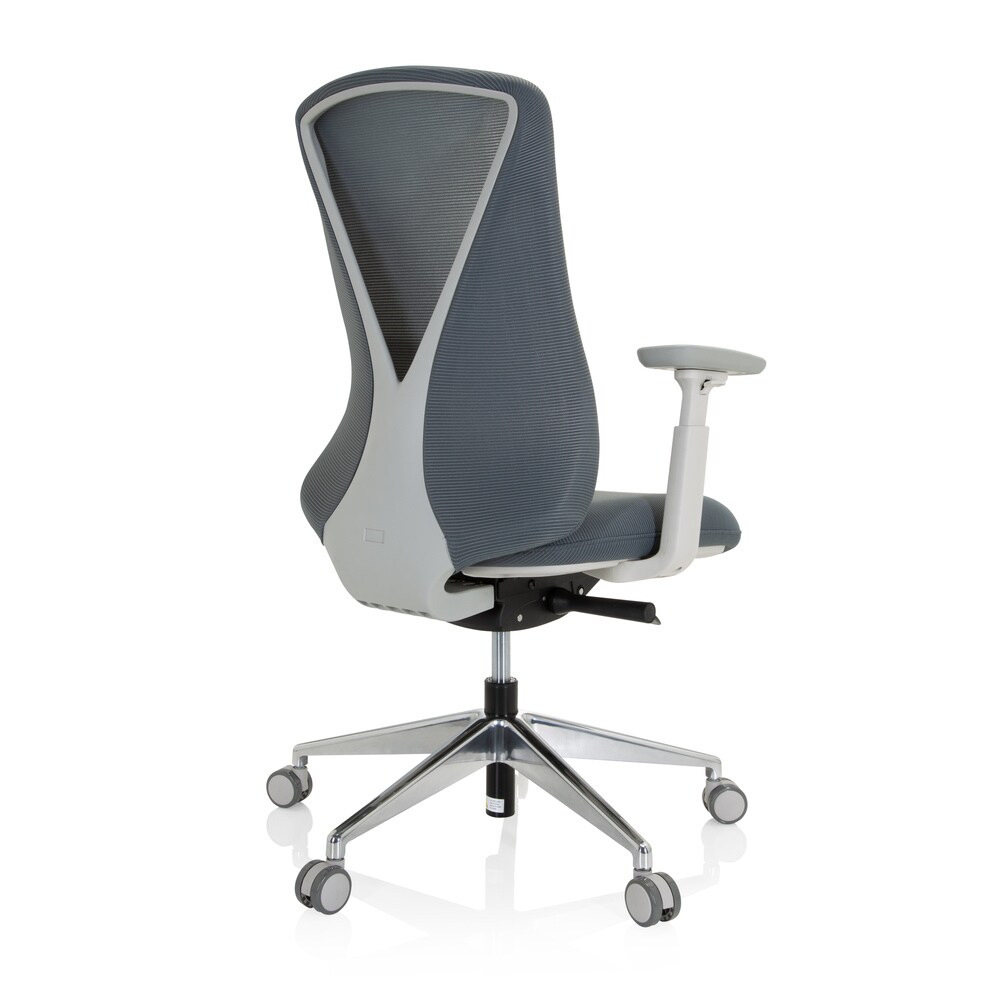 Profi Bürostuhl PAPIL PRO Stoff/Netzstoff mit Armlehnen (höhenverstellbar) hjh OFFICE