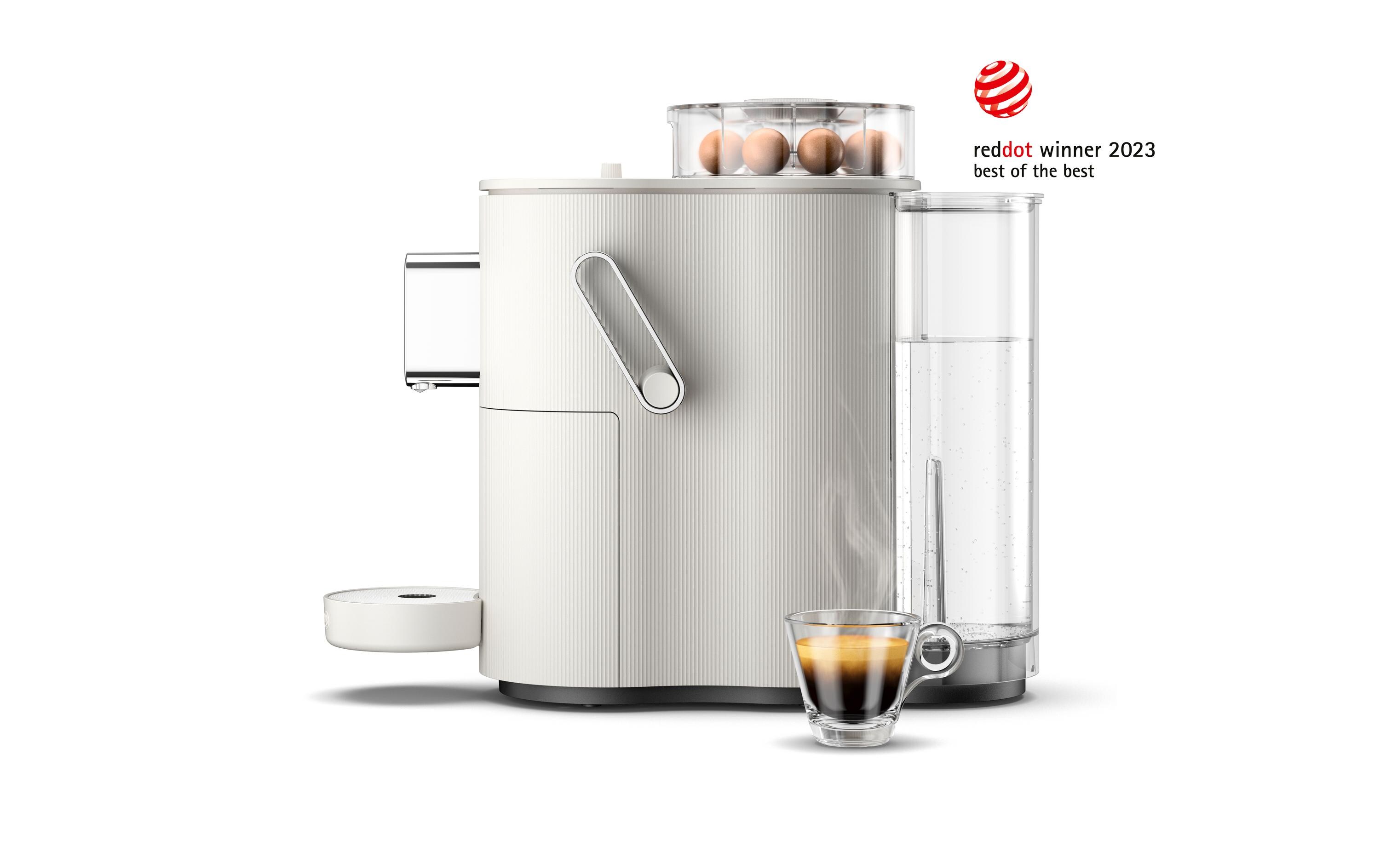 Portionskaffeemaschine CoffeeB Globe Weiss<br>Kaffeemaschine