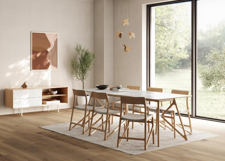 Gazzda Tink Tafel hout 200x90 whitewash