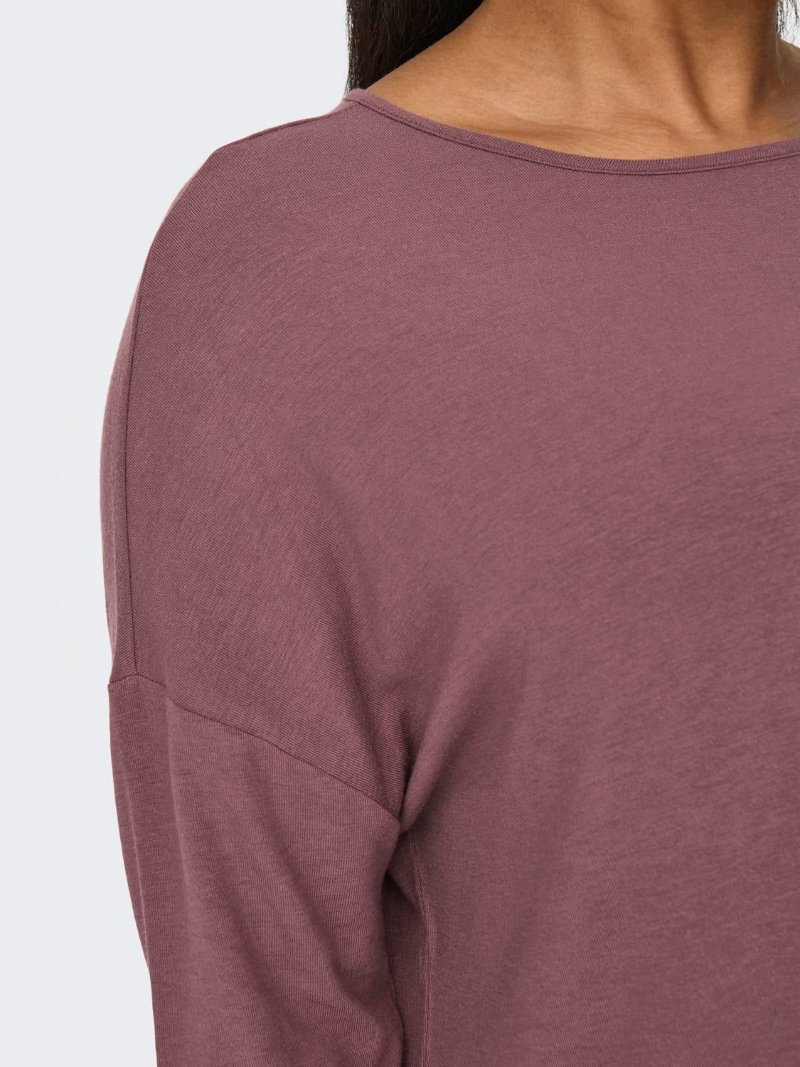 CARLAMOUR Top Rose Brown