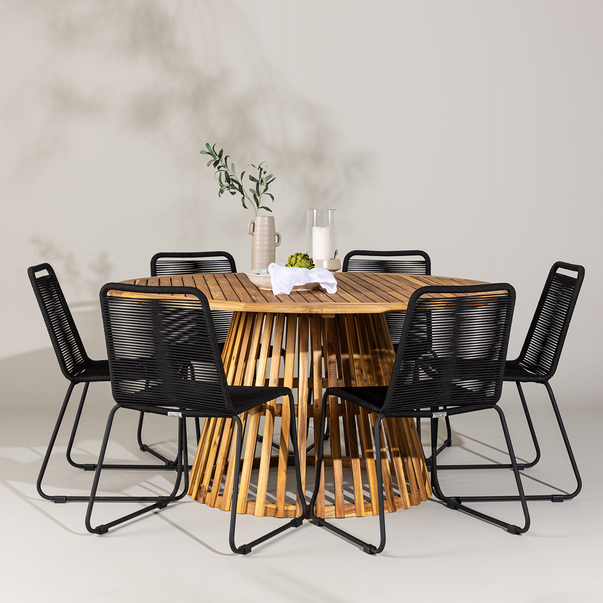 Houten tuintafel Tobias Naturel