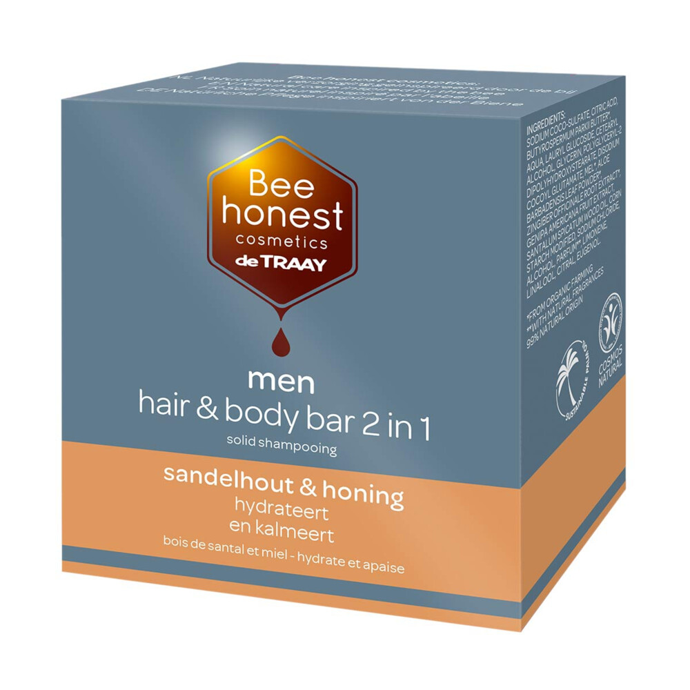 Bee Honest Shampoo & Bodybar Men80 gr