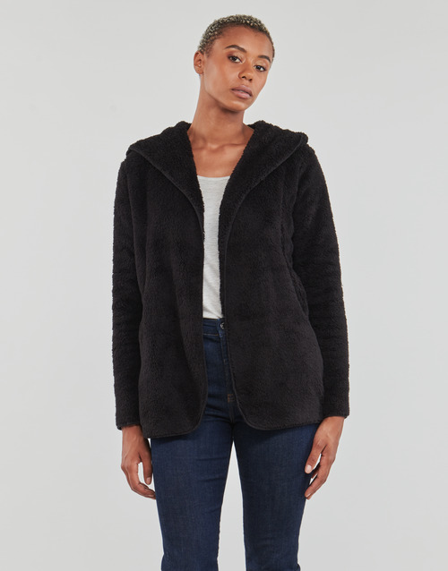 Only - ONLCONTACT HOOD SHERPA COAT CC OTW - Noir