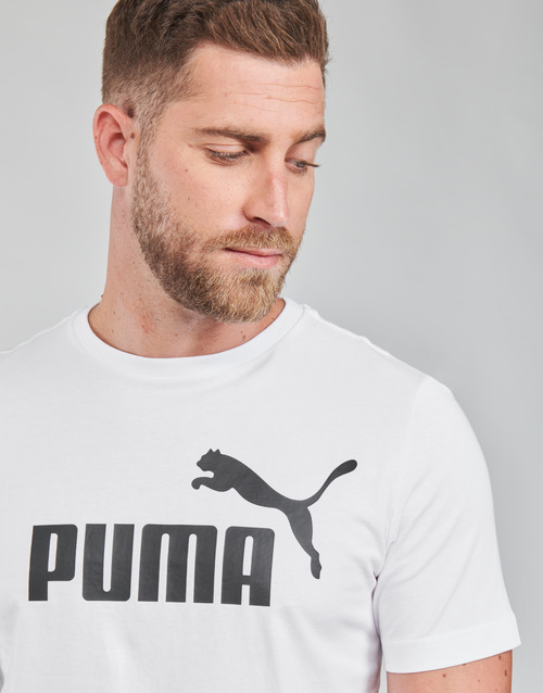 Puma - ESS LOGO TEE - Blanc
