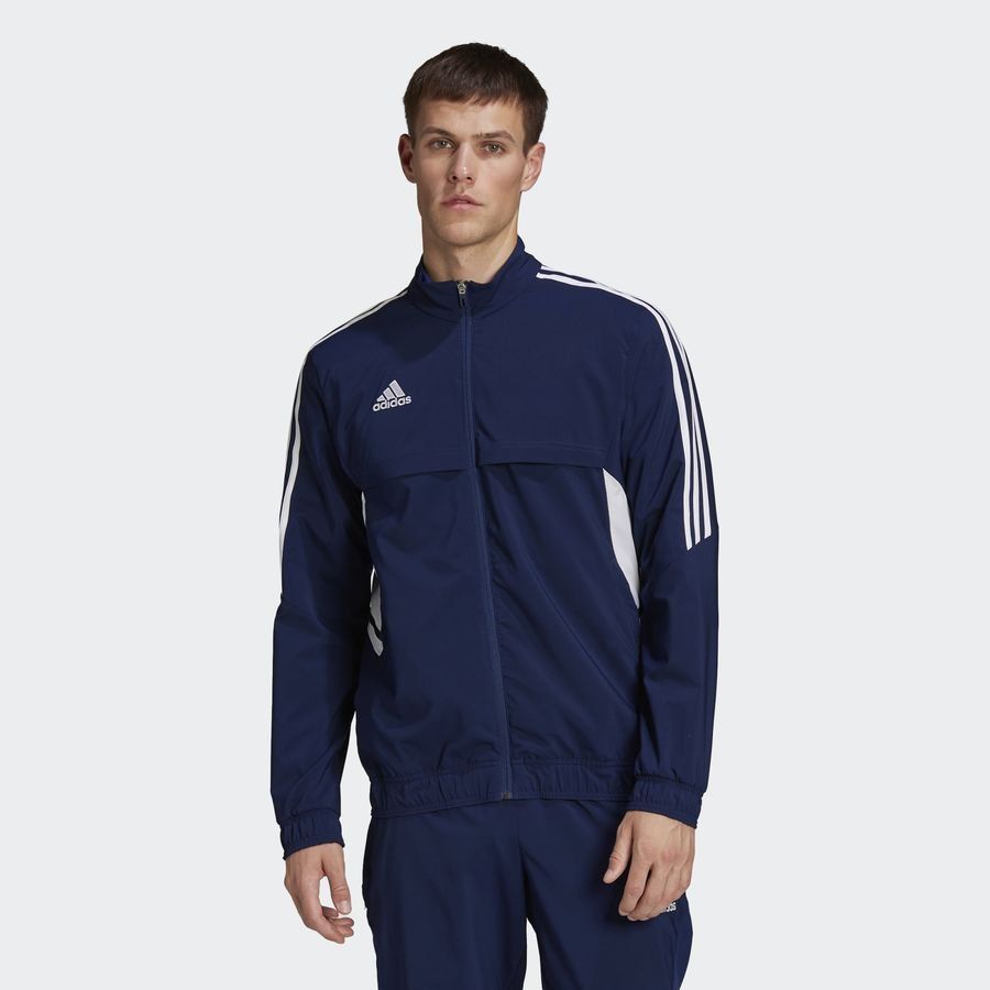 adidas Veste Condivo 22 Presentation - Bleu/Blanc