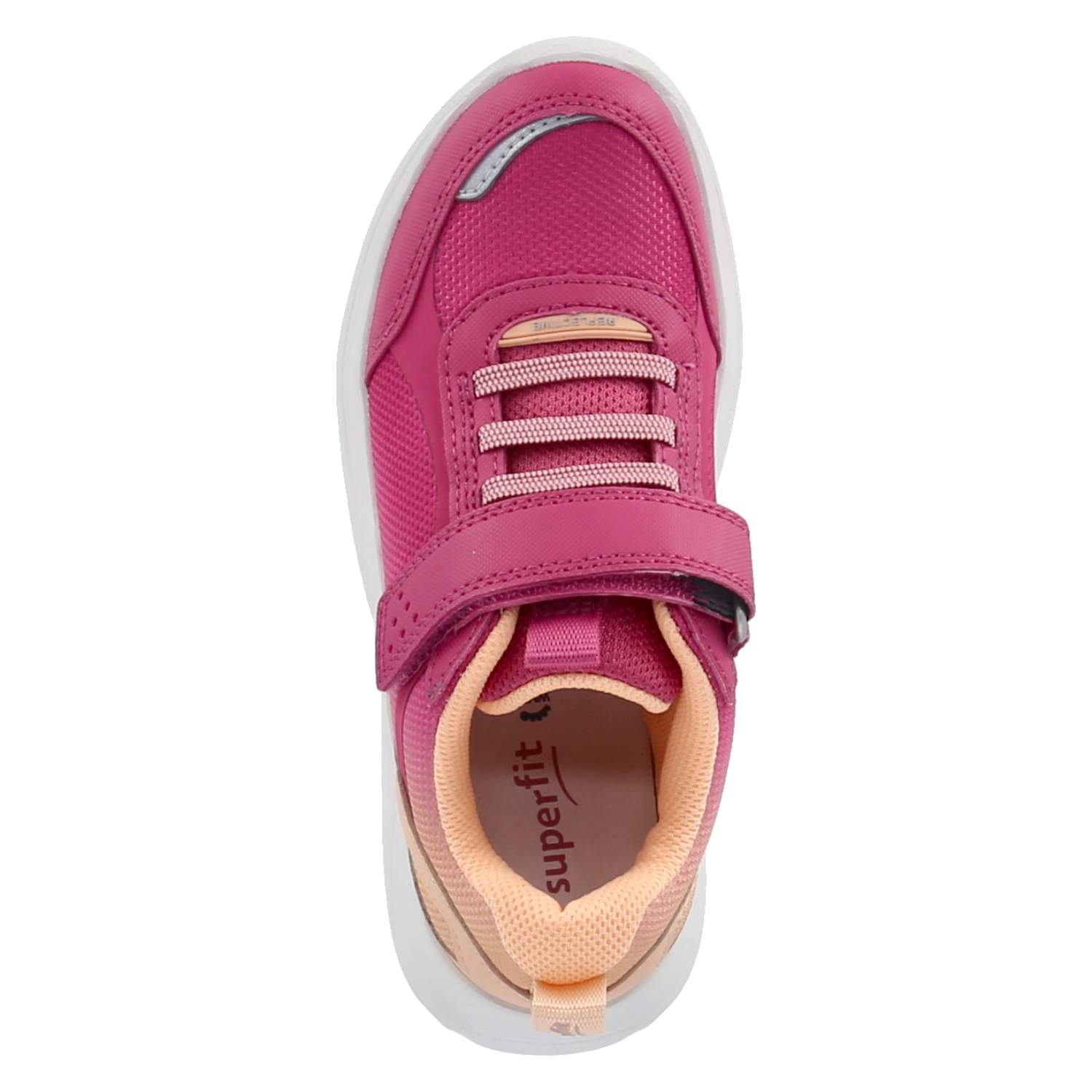Superfit Low Sneaker RUSH - pink/orange