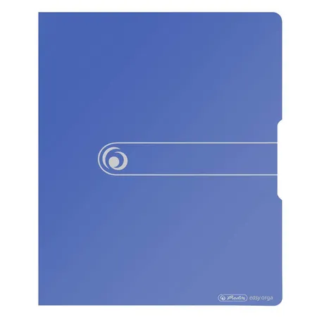 Herlitz Ringbuch PP A4 2 Ringe 25mm opak blau