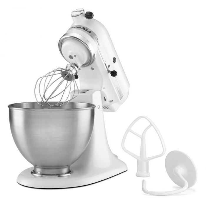 KitchenAid 5K45SSEWH, weiß, 4,28L by Bartscher