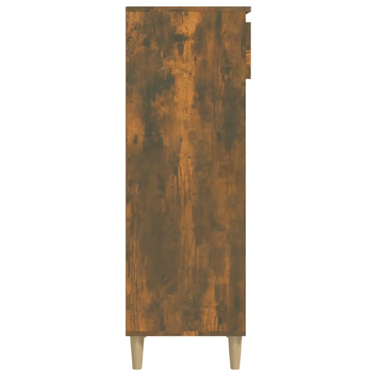 VIDAXL Armoire à chaussures chêne fumé