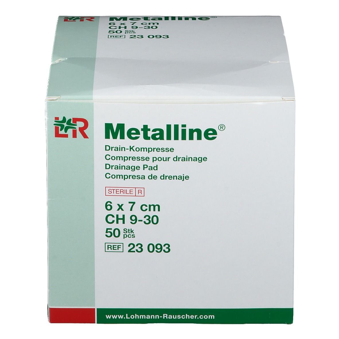Metalline® Drain-Kompresse 6 cm x 7 cm steril