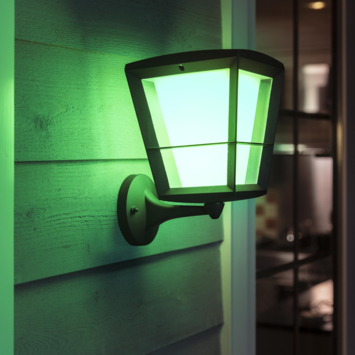 Philips Hue muurlamp zwart - wit en gekleurd licht 15W - omhoog