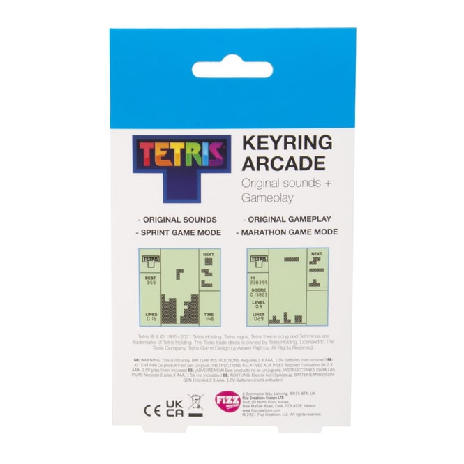 Tetris Spiel - Schlüsselanhänger
