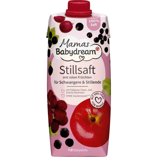 Stillsaft mit roten Früchten für Schwangere & Stillende