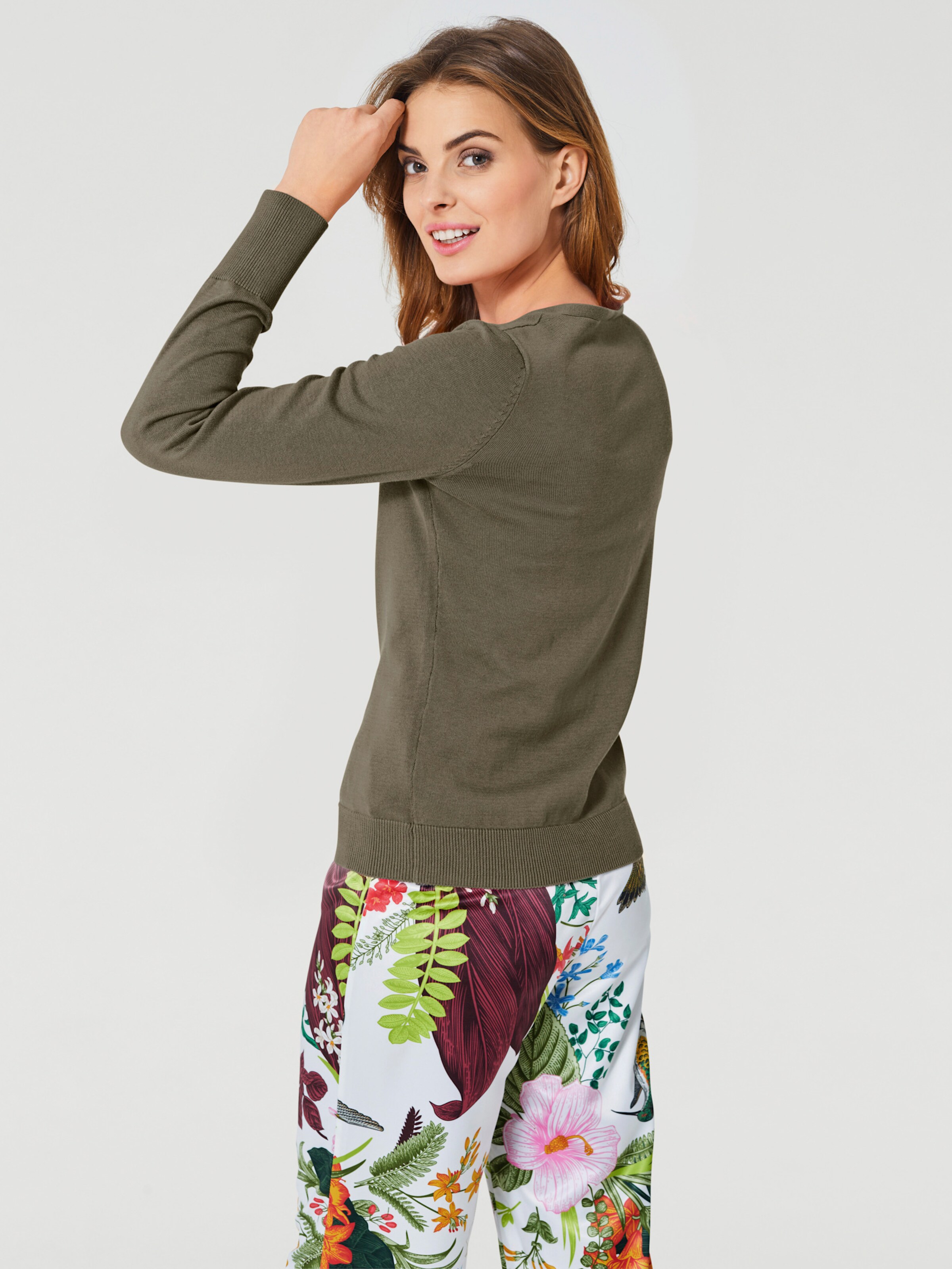 Feinstrickjacke