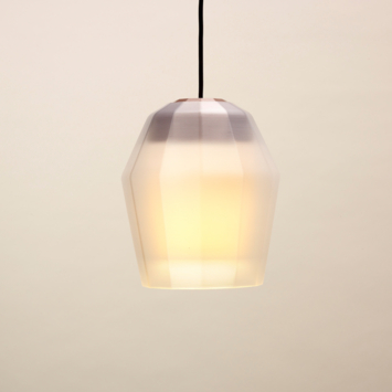 Philips 3D printed hanglamp Emerald one transparant Ø20,3 cm